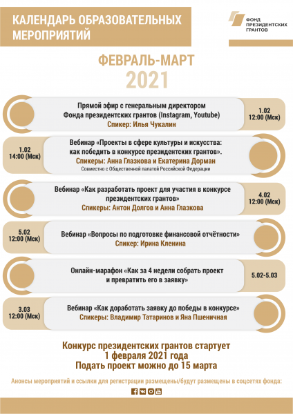 Златоустовцы могут принять участие во втором конкурсе президентских грантов